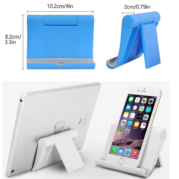 2 Piezas Soporte Móvil Mesa Plegable, Apoyo Teléfono Multiángulo, Soporte Dock Base para Teléfono Compatible con iPhone 14 Pro 14 13 12 11, Galaxy S22 S21, Xiaomi Redmi Note 12 11 Pro (Negro) Embalaje Deteriorado Discount