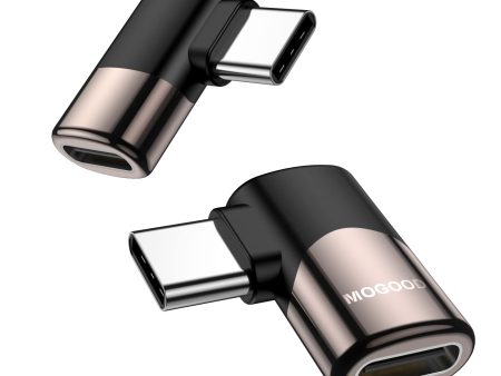 Adaptador MOGOOD USB C 90 Grados, Conector USB C Macho a USB C Hembra en ángulo Recto para Steam Deck, Switch, Notebook, Tablet, teléfonos y más Embalaje Deteriorado Online