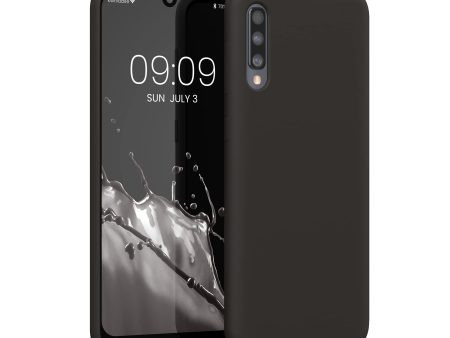 Funda kwmobile Compatible con Samsung Galaxy A50 - Case TPU y Silicona antigolpes - Negro Mate Embalaje Deteriorado Online