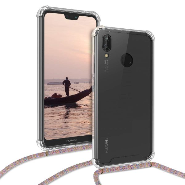 Funda kwmobile Compatible con Huawei P20 Lite con Cuerda y Bordes Elevados Embalaje Deteriorado Online Hot Sale