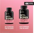 Suplemento Alimenticio Multivitamínico Optimum Nutrition Opti-Women para Mujeres, Cápsulas con Vitaminas y Minerales Esenciales, 30 porciones, 60 cápsulas Embalaje Deteriorado Online Sale