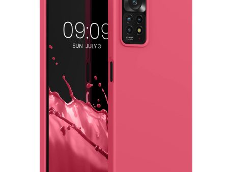 Funda kwmobile Compatible con Xiaomi Redmi Note 11 Pro   11 Pro (5G)   12 Pro (4G) - TPU y Silicona antigolpes - Amazing Pink Embalaje Deteriorado Hot on Sale