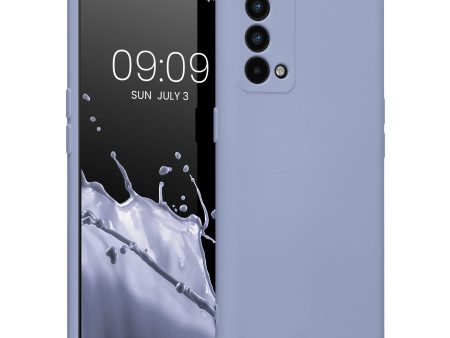 Funda kwmobile Compatible con Realme GT Master Edition - Protección Anticaídas - TPU y Silicona - Lavanda Pastel Embalaje Deteriorado Online now