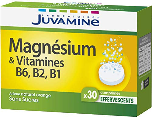 Juvamina - magnesio + vitaminas B6, B2, B1-30 tabletas efervescentes Embalaje Deteriorado (Cad: 31 08 2026) Discount