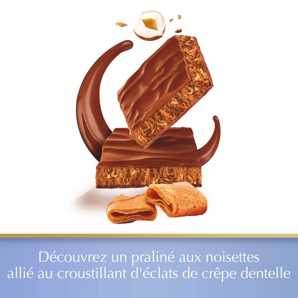 Lindt - Tableta Praliné Feuillantine CREATION - Chocolate con Leche, 110g Embalaje Deteriorado (Cad: 30 09 2024) Online now